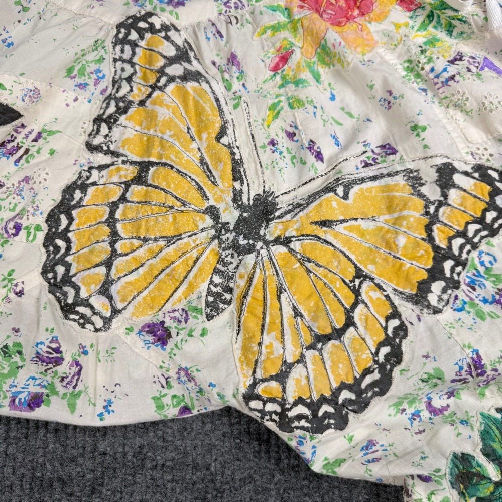 Magnolia Pearl Applique Love More Bloomers 215 Bubbles Cotton Butterfly Boho - Picture 9 of 16